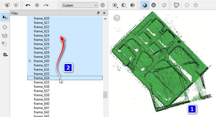 Working with point cloud in Calibry Nest