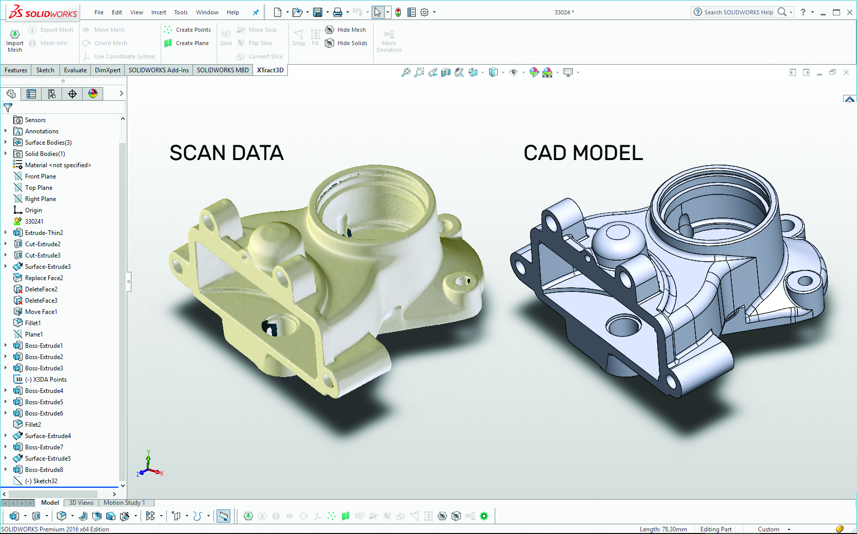 Converting Mesh Into Cad Model